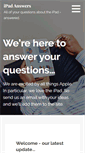 Mobile Screenshot of ipad-answers.com
